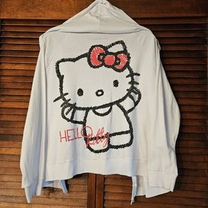 Doe Hello Kitty White Lightweight Hoodie XXL